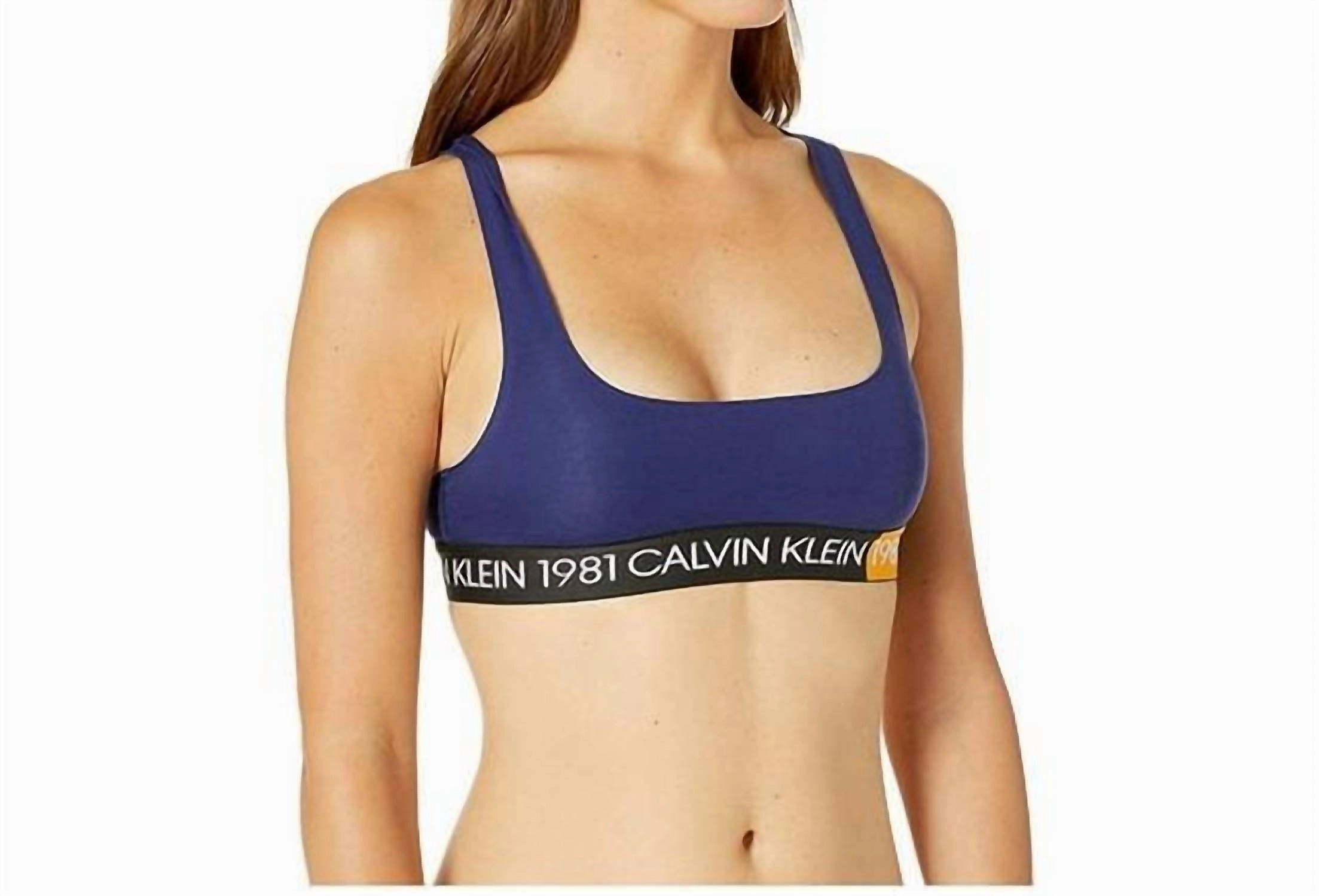 1981 Bold Unlined Bralette In Purple Night