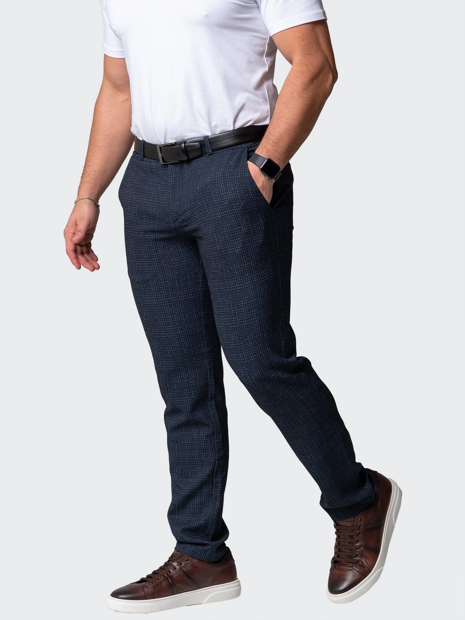 4-Way Stretch Pants Square Black