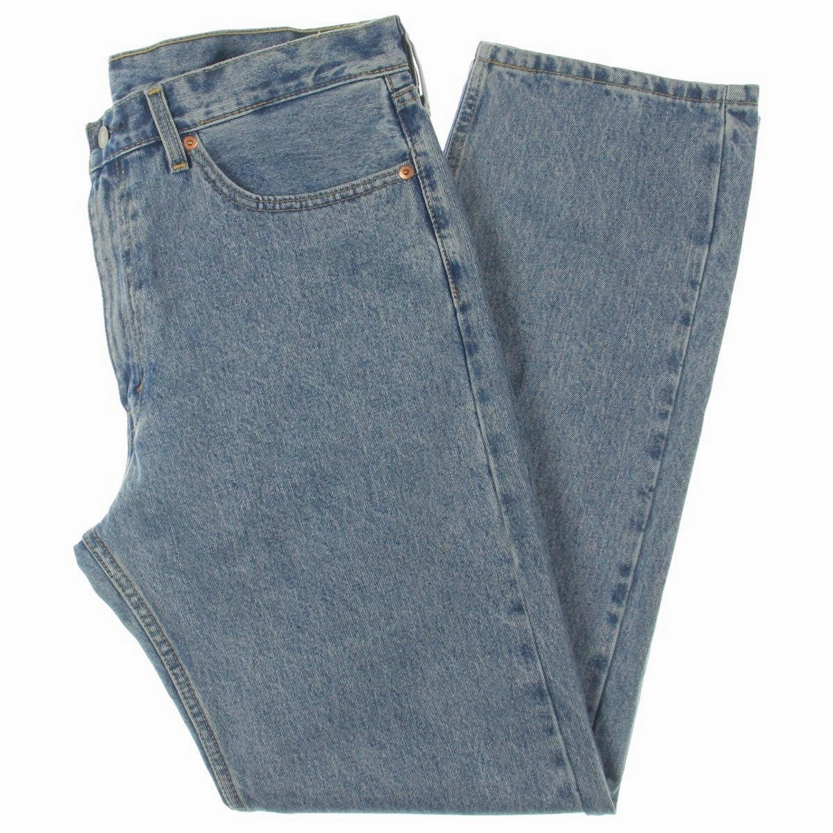 505 Mens Denim Classic Rise Straight Leg Jeans