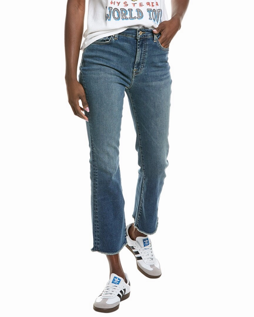 7 For All Mankind High-Waist Sunflower Slim Kick Jean
