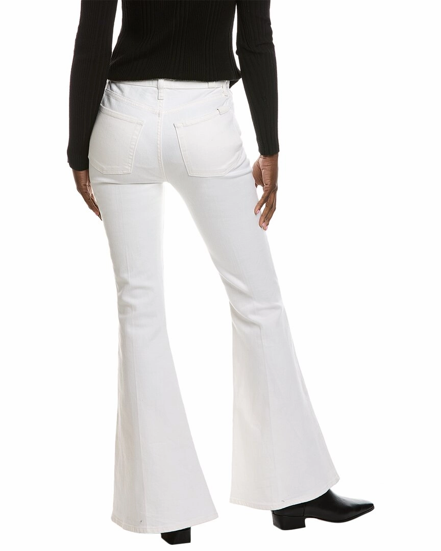 7 For All Mankind Mega Clean White Flare Jean