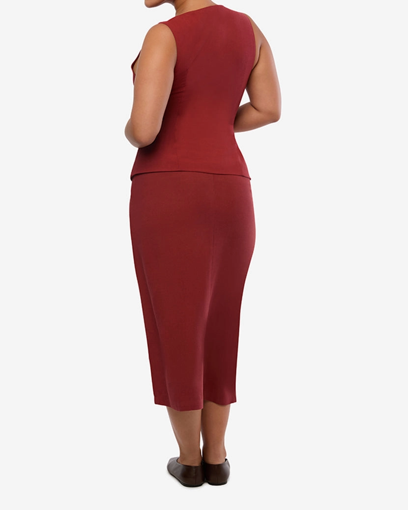A-line Midi Skirt