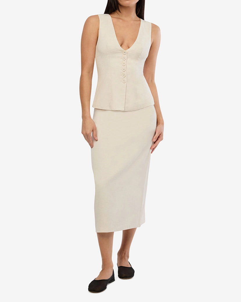 A-line Midi Skirt