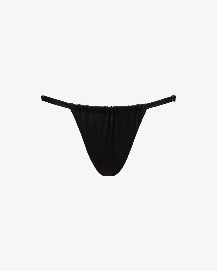 Adjustable Ruched Bikini Bottom