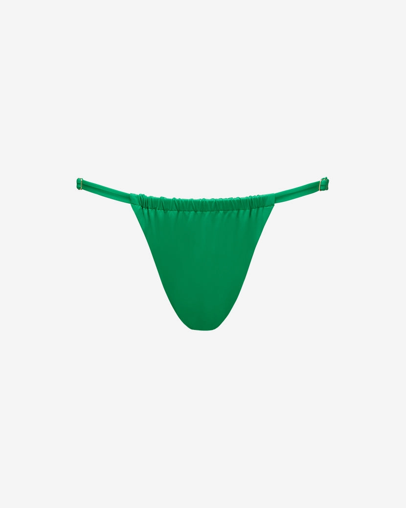 Adjustable Ruched Bikini Bottom
