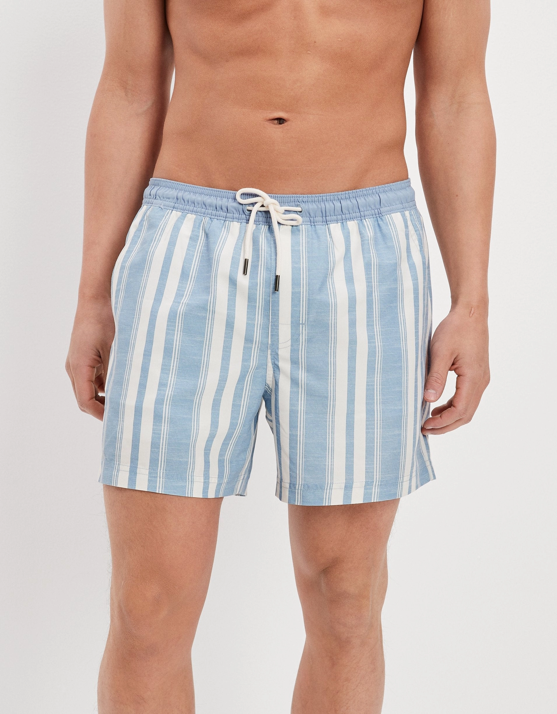 AE 5.5" Striped Swim Trunk