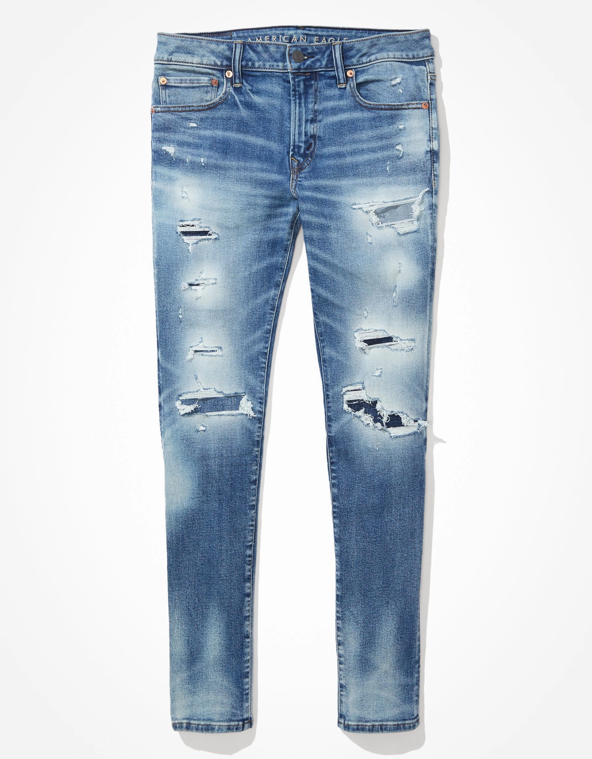 AE AirFlex 360 Ripped Skinny Jean
