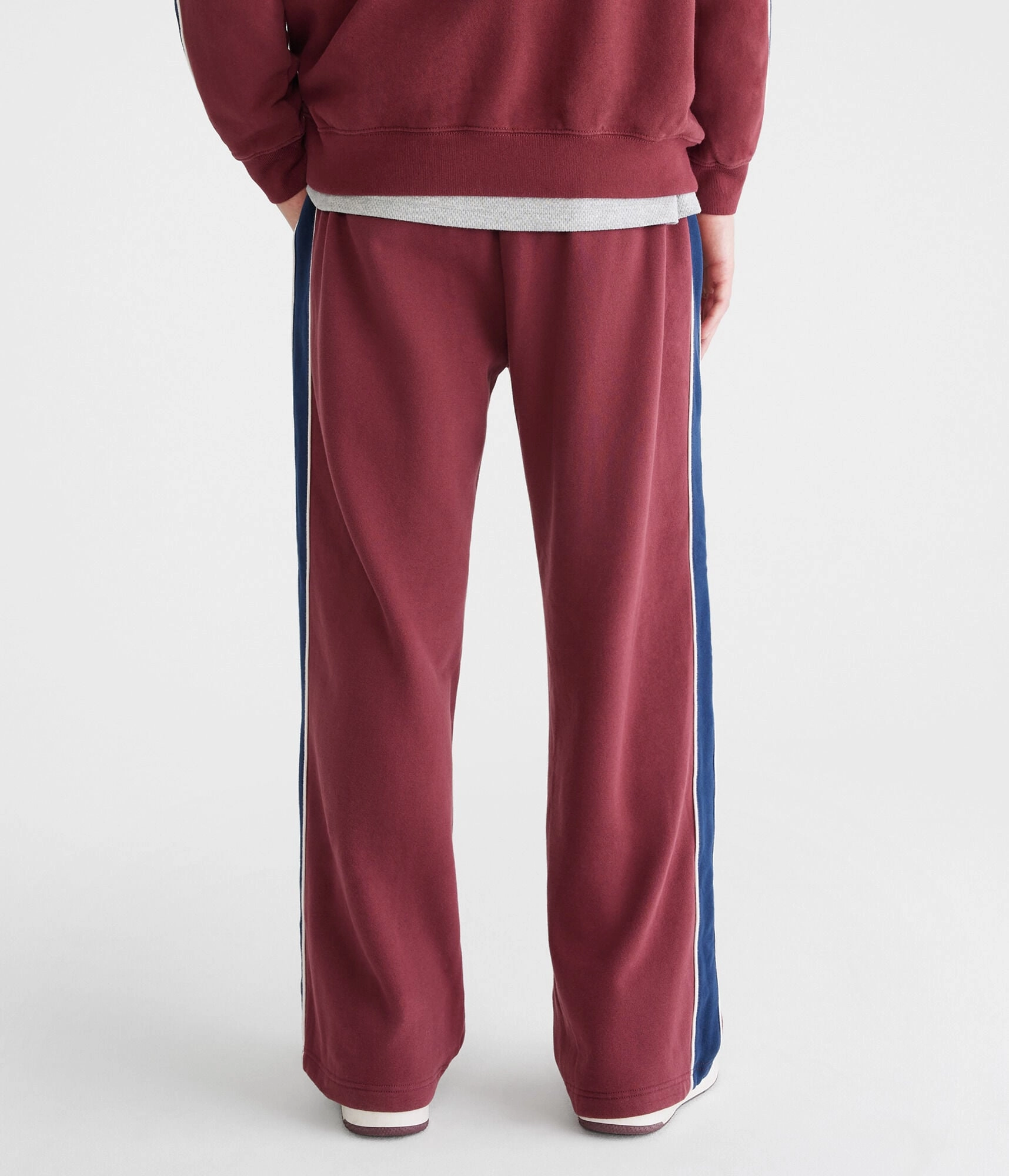 Aeropostale Colorblocked Stripe Straight Leg Sweatpants