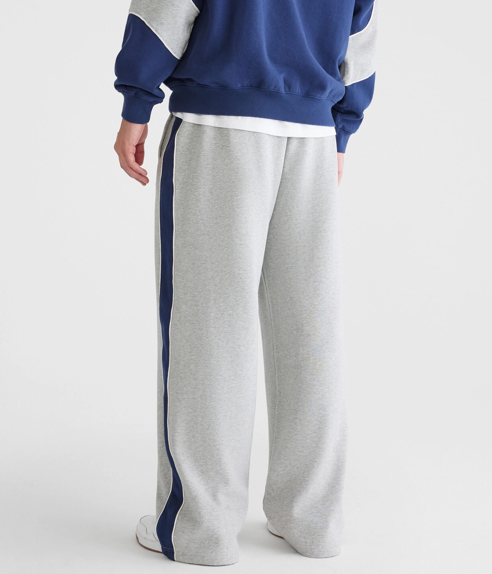 Aeropostale Colorblocked Stripe Straight Leg Sweatpants
