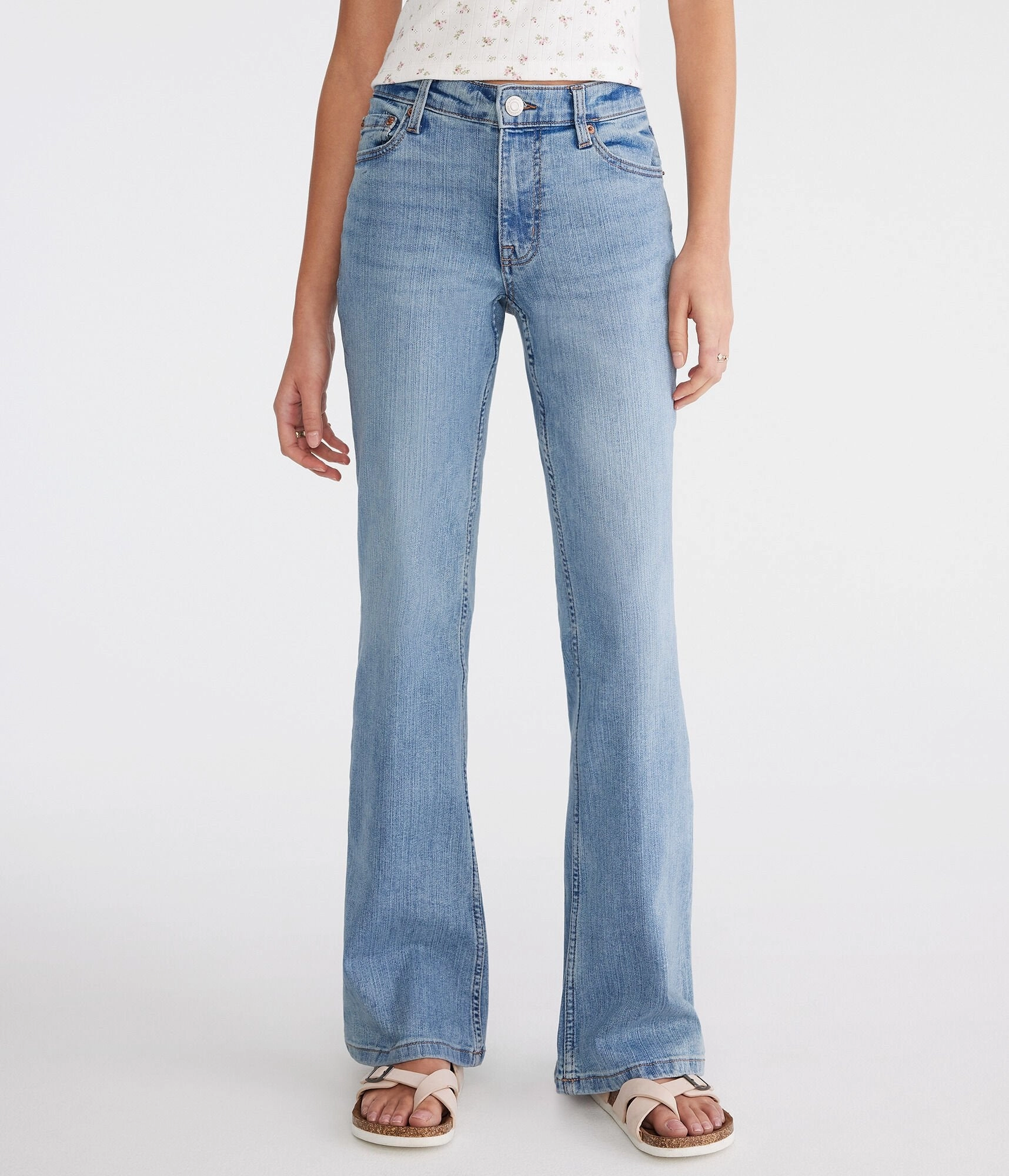 Aeropostale Flare Mid-Rise Jean