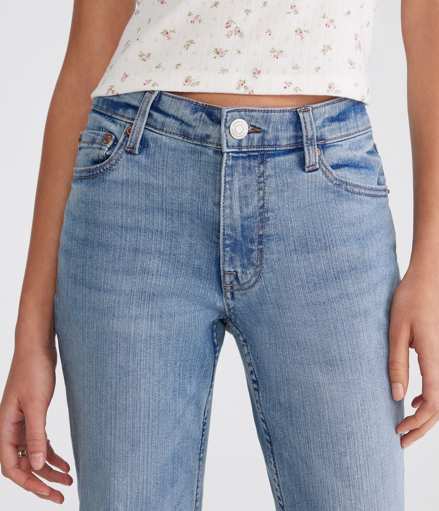 Aeropostale Flare Mid-Rise Jean