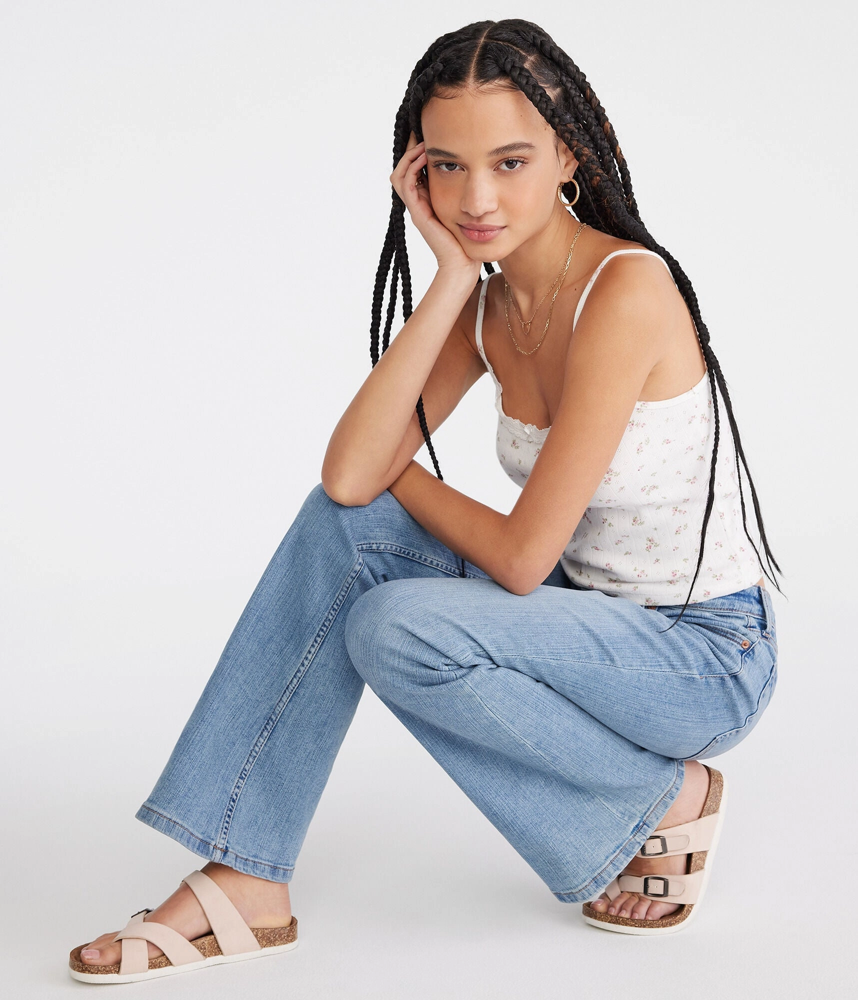 Aeropostale Flare Mid-Rise Jean