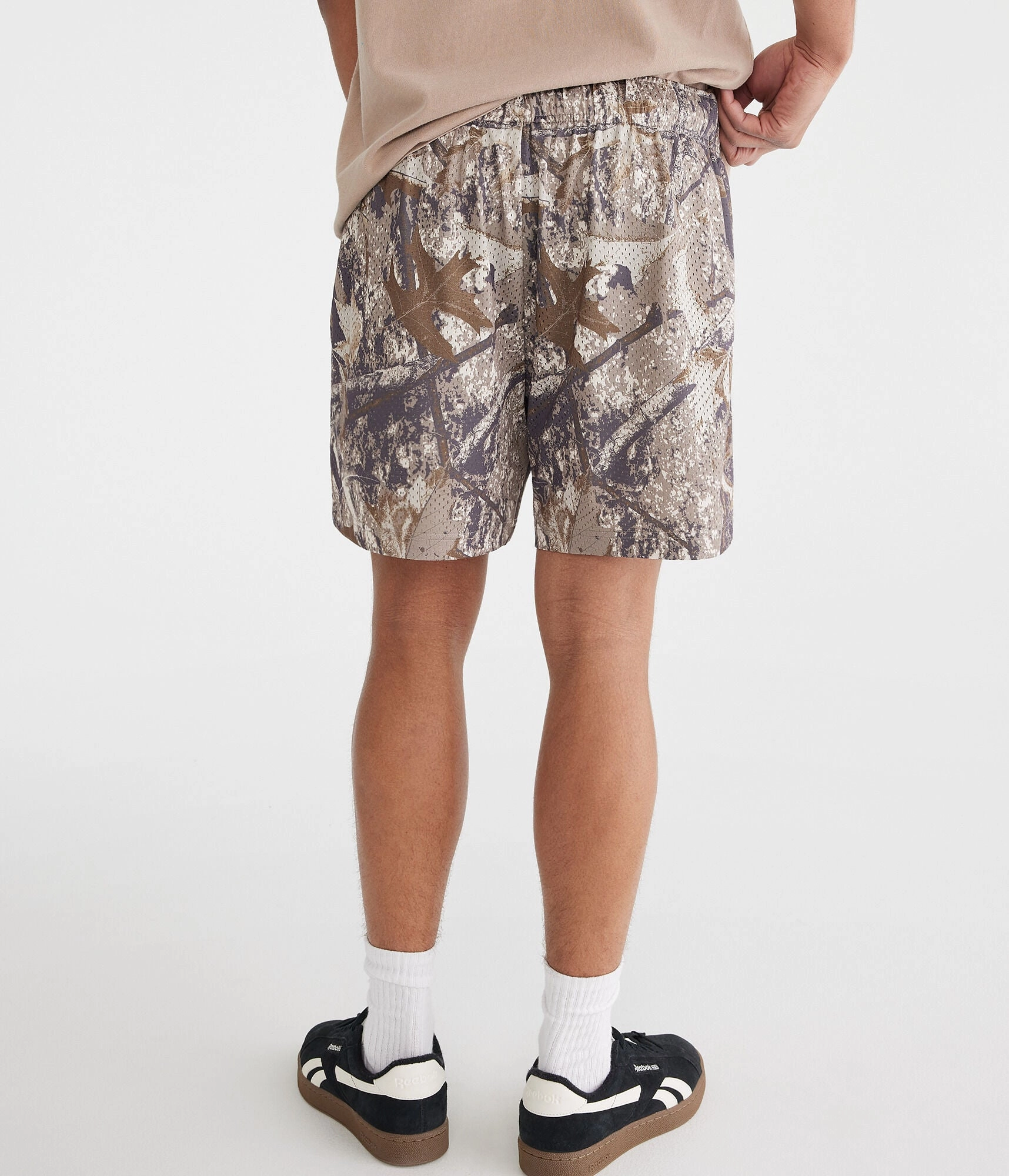 Aeropostale Forest Camo Mesh Shorts 6"