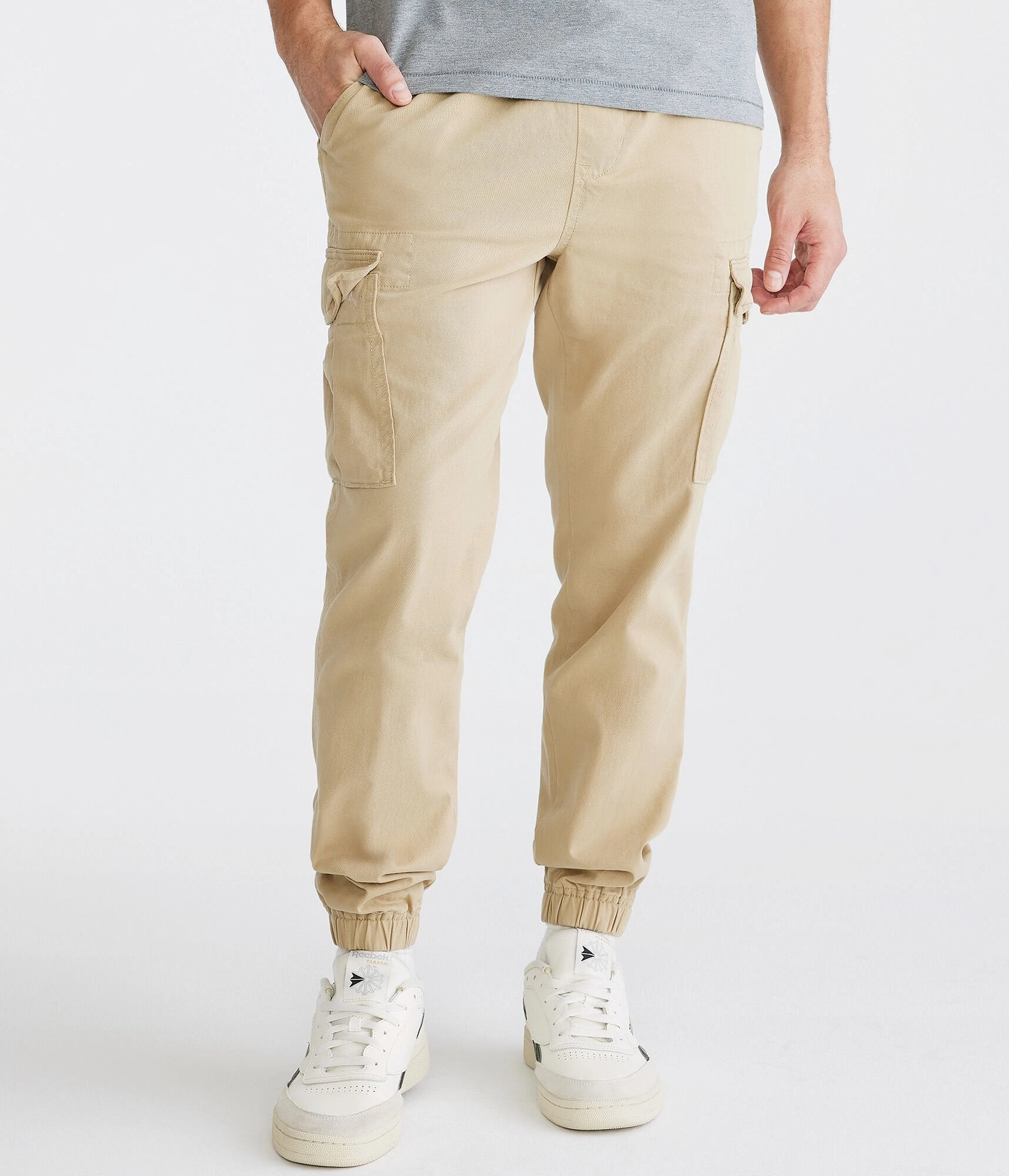 Aeropostale Men's Twill Cargo Joggers