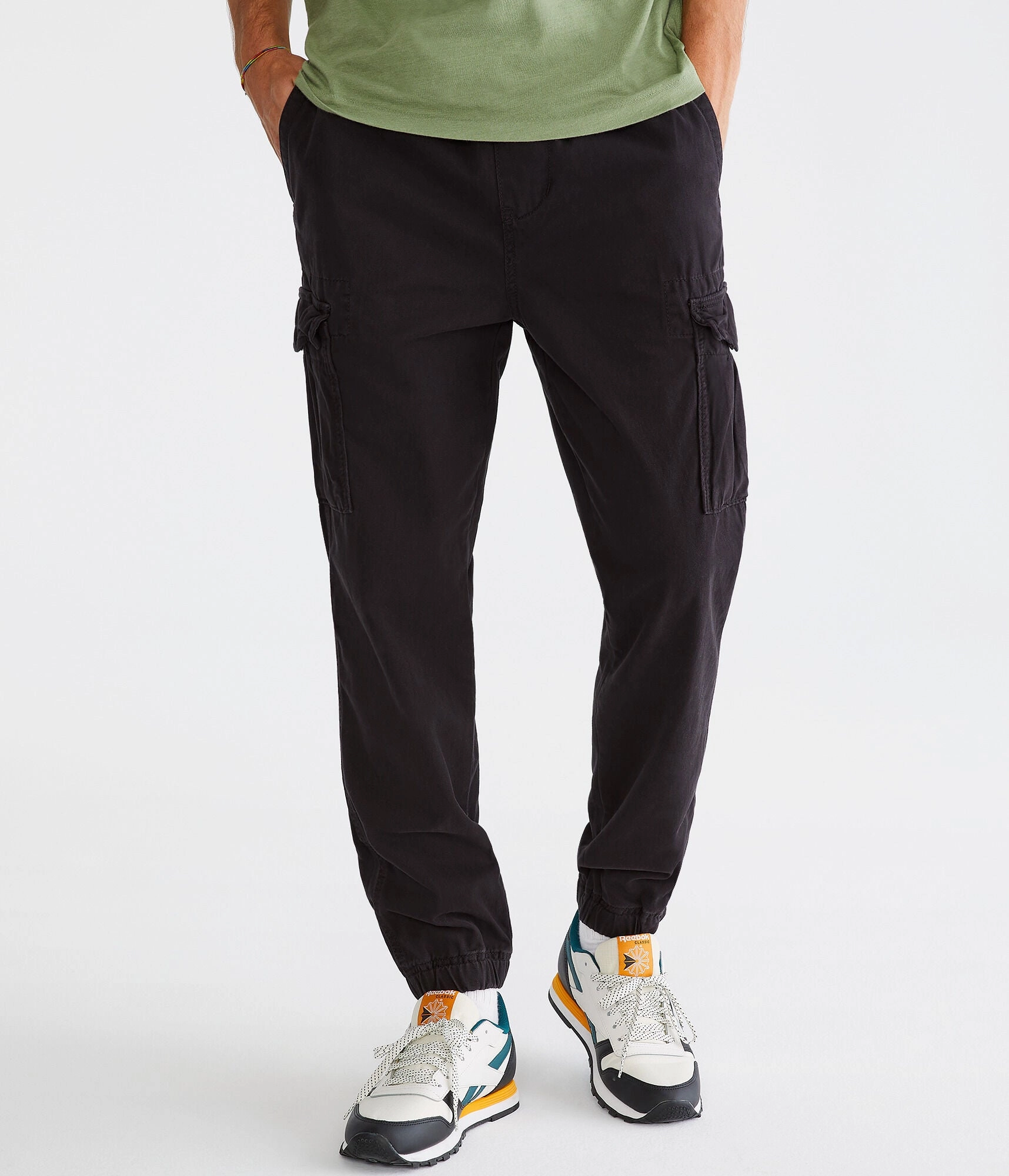 Aeropostale Men's Twill Cargo Joggers