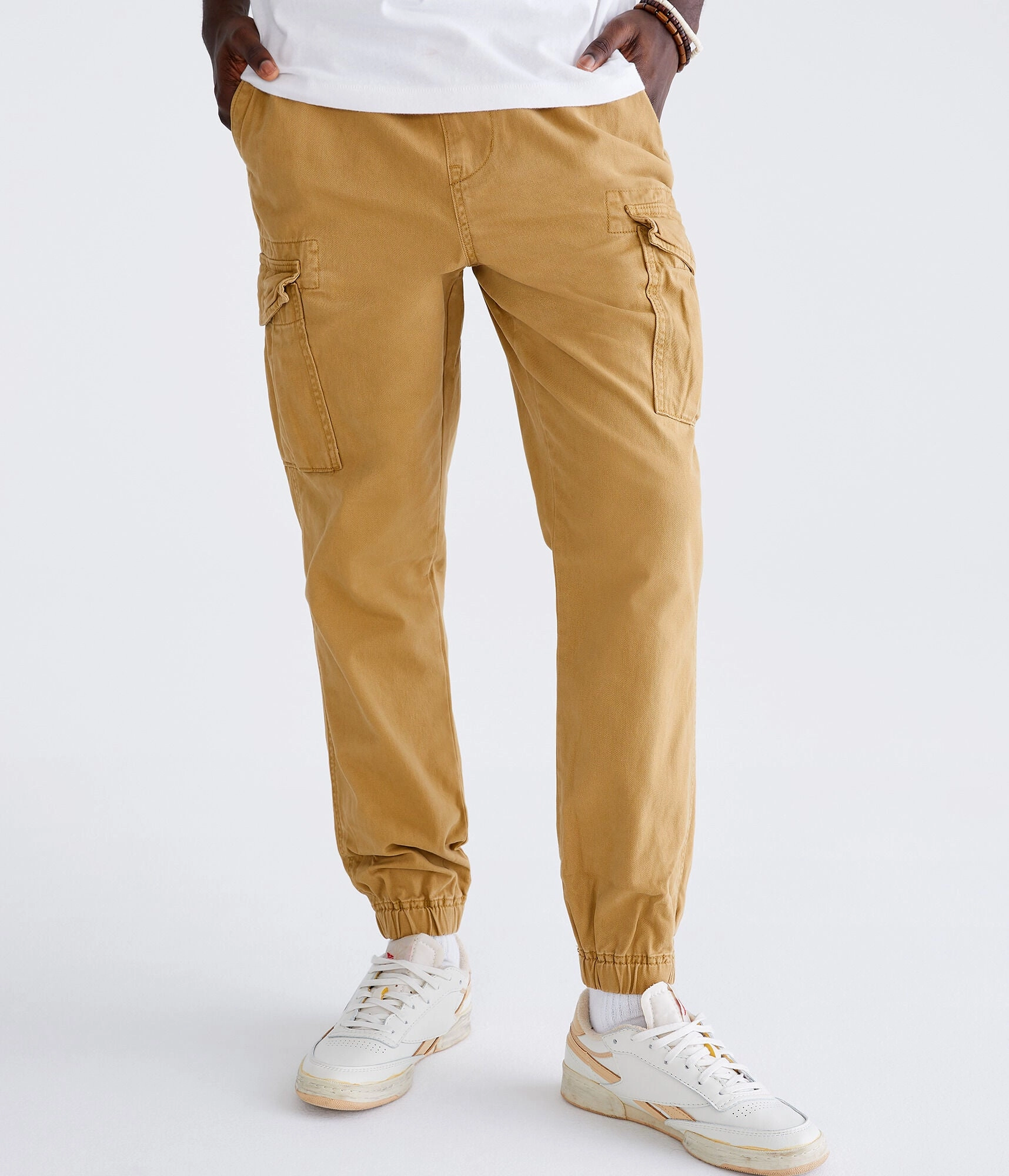 Aeropostale Men's Twill Cargo Joggers