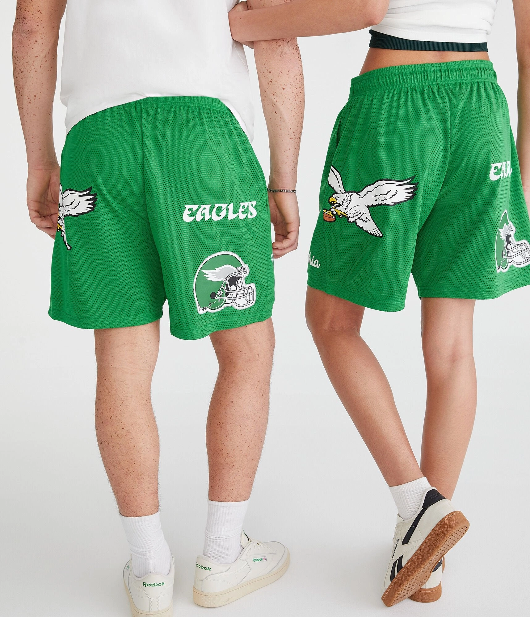 Aeropostale Philadelphia Eagles Mesh Shorts 6"