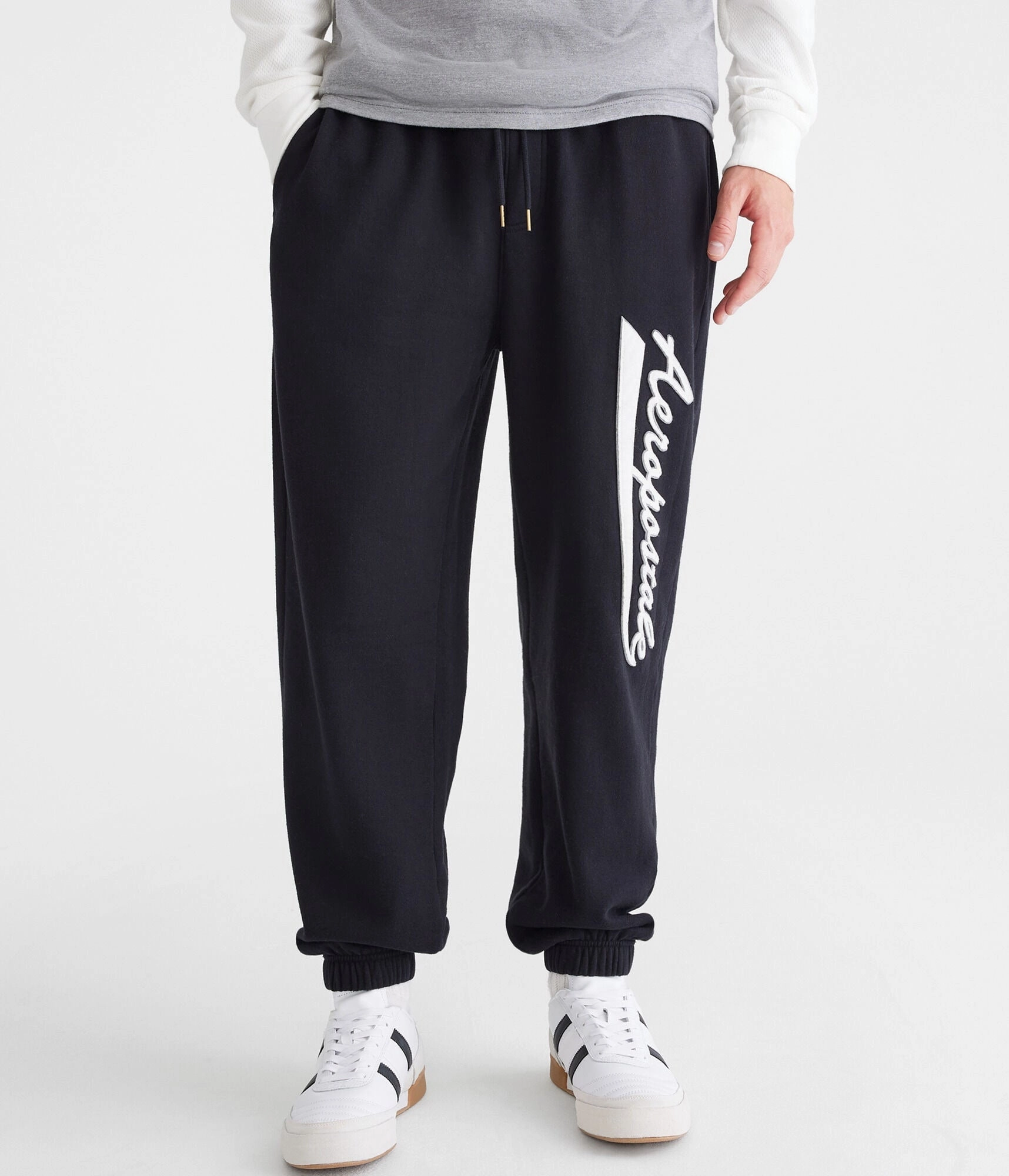 Aeropostale Script Logo Jogger Sweatpants