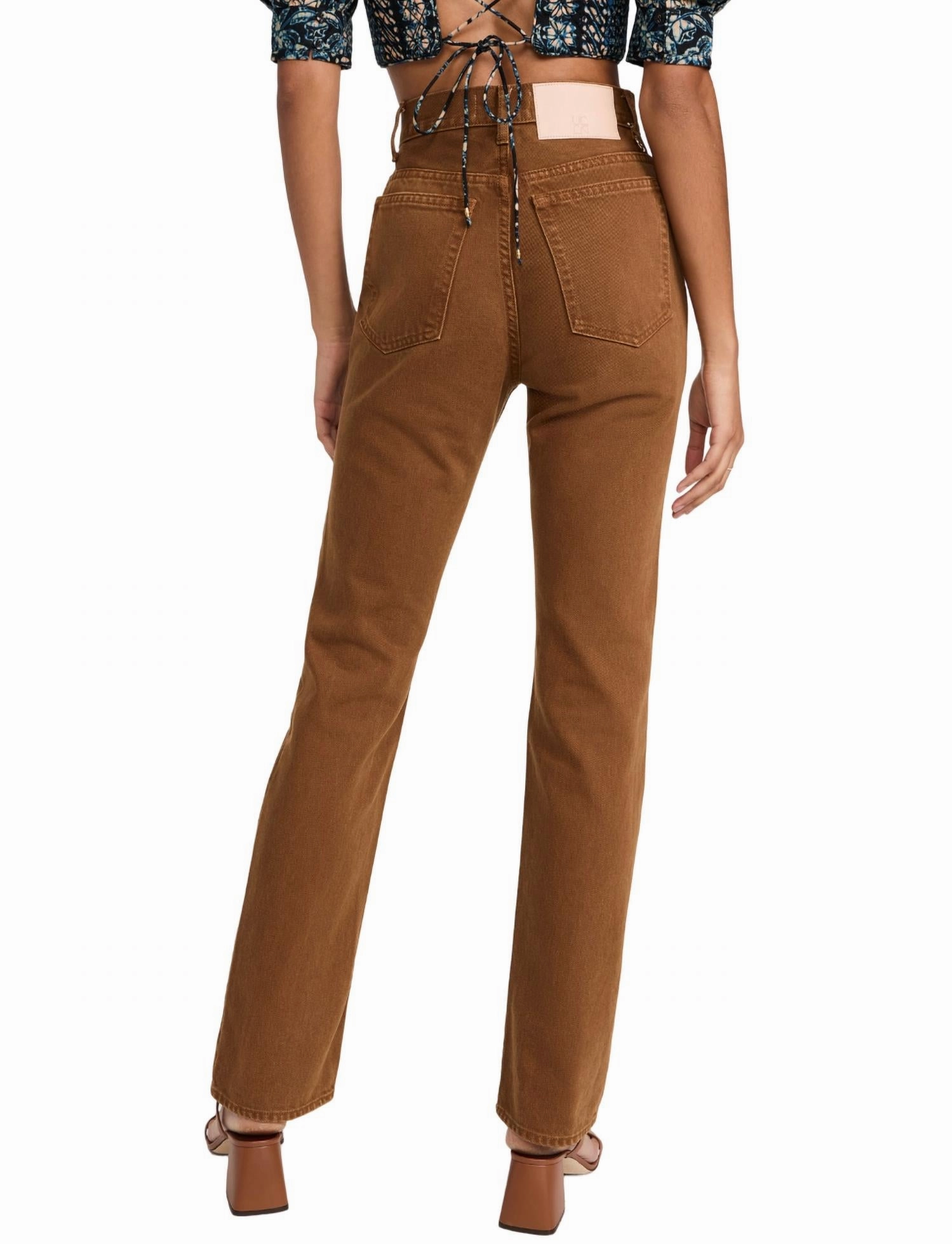 Agnes Jeans In Umber Wash