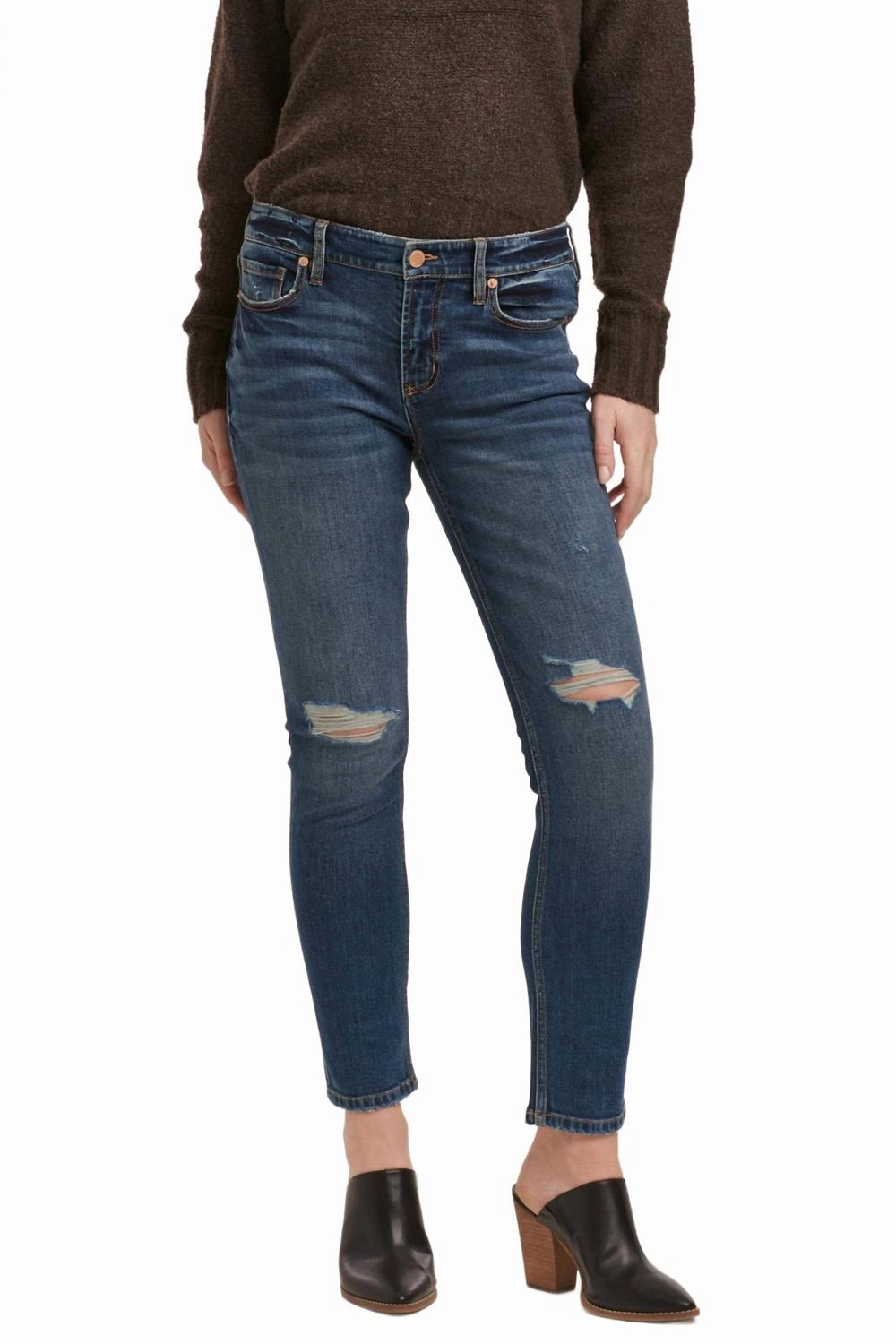 Aiden Straight Girlfriend Jeans In Cooper