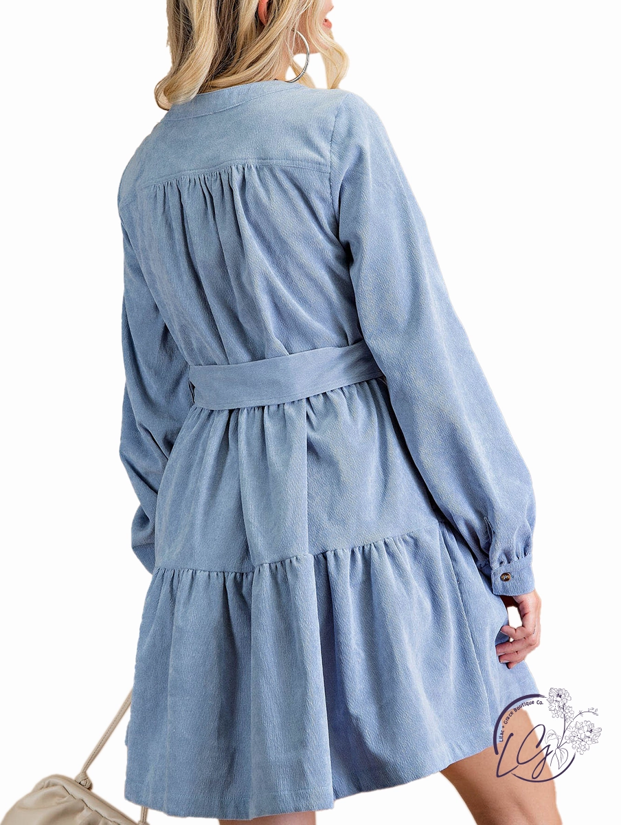All She Needs Corduroy Dress