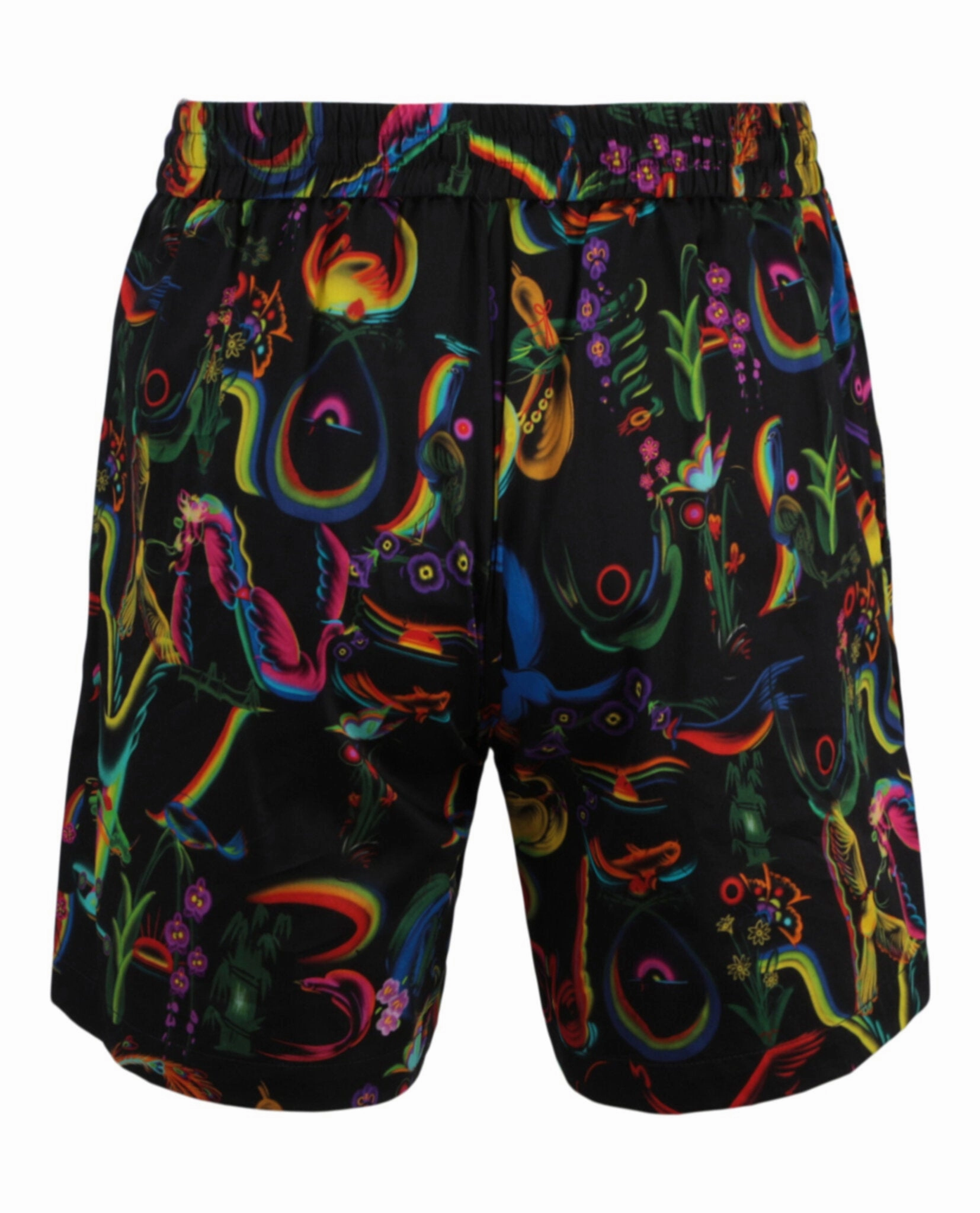 Allover Alphabet Print Shorts