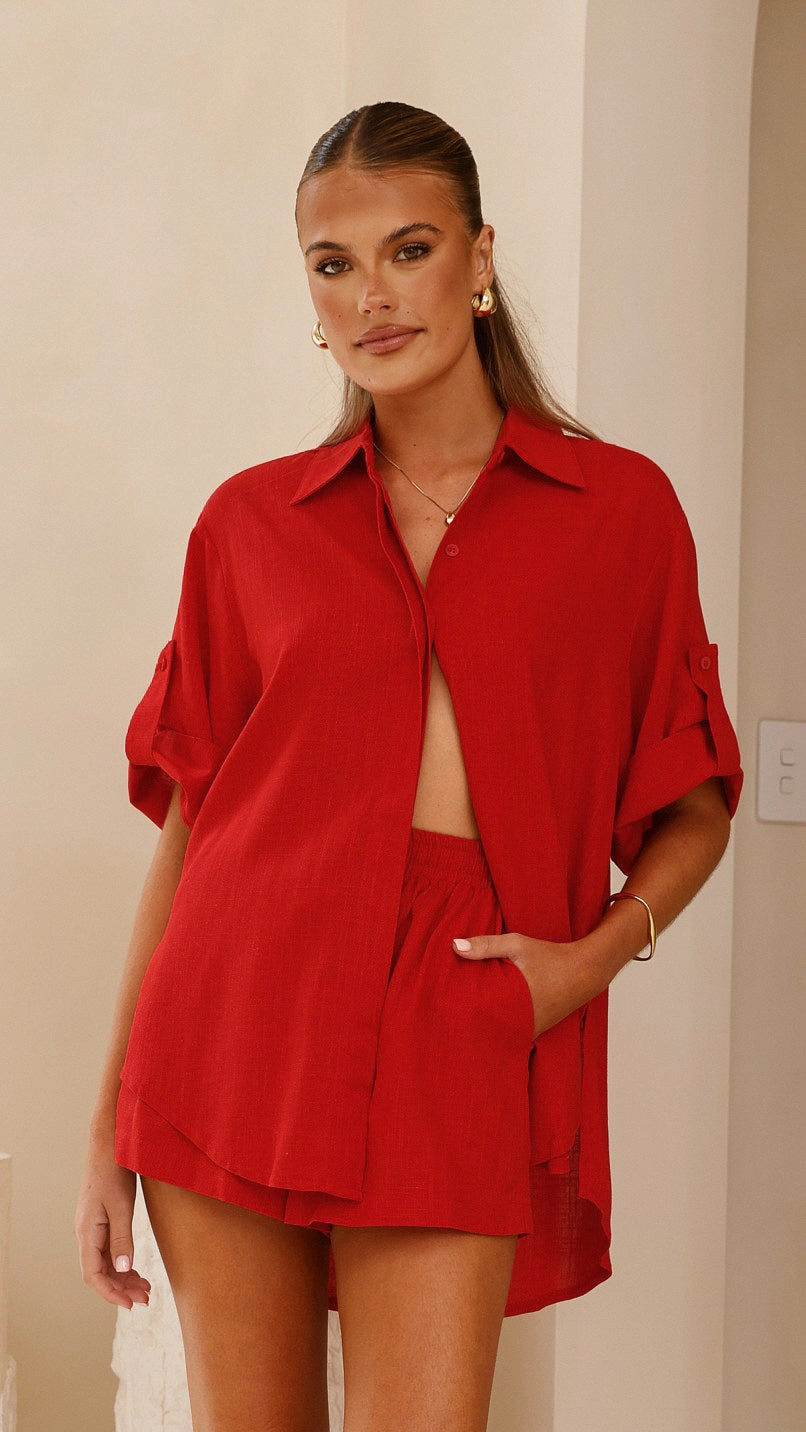 Alma Shorts - Red