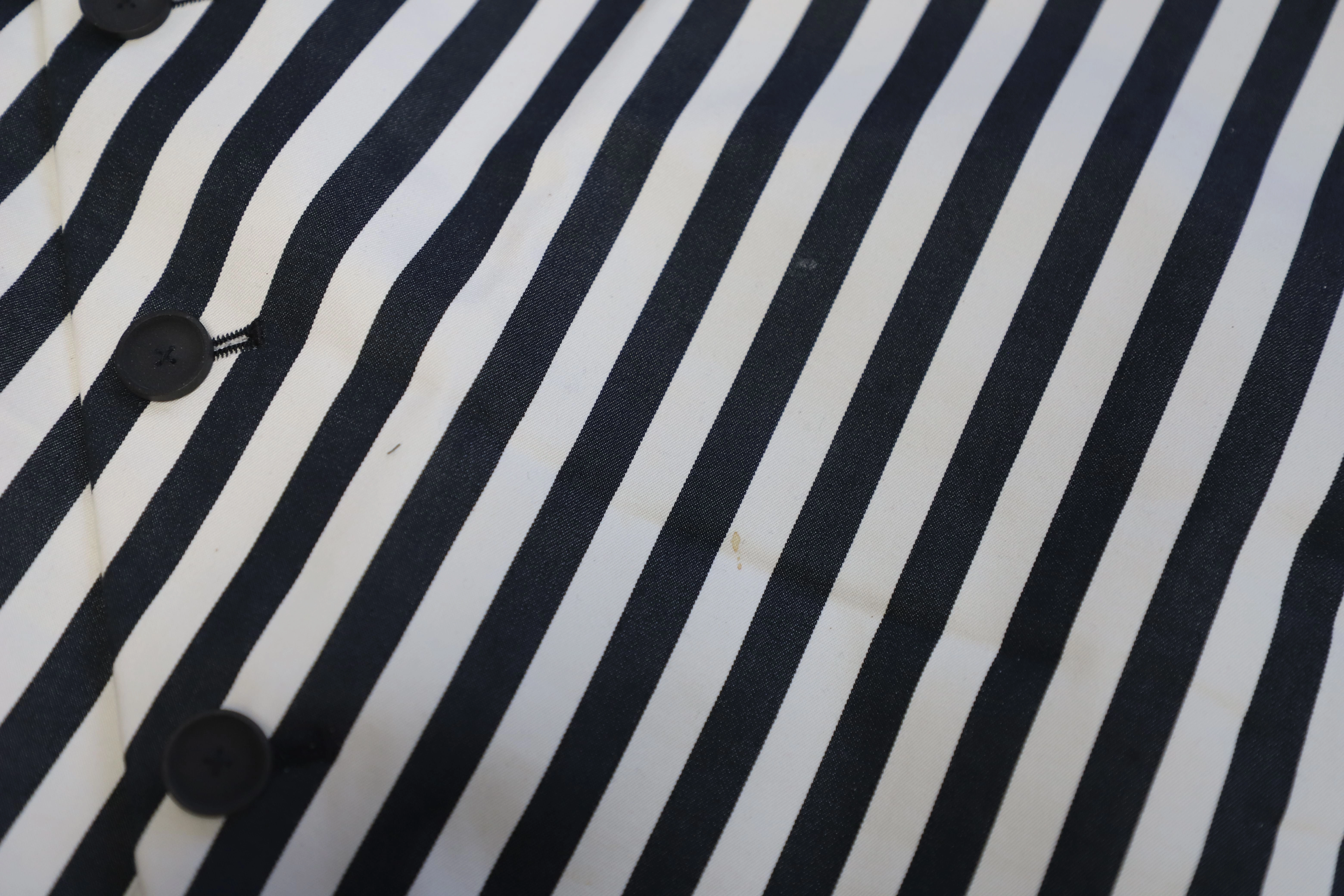Altuzarra Paul Bert Striped Asymmetric Skirt in Multicolor Cotton