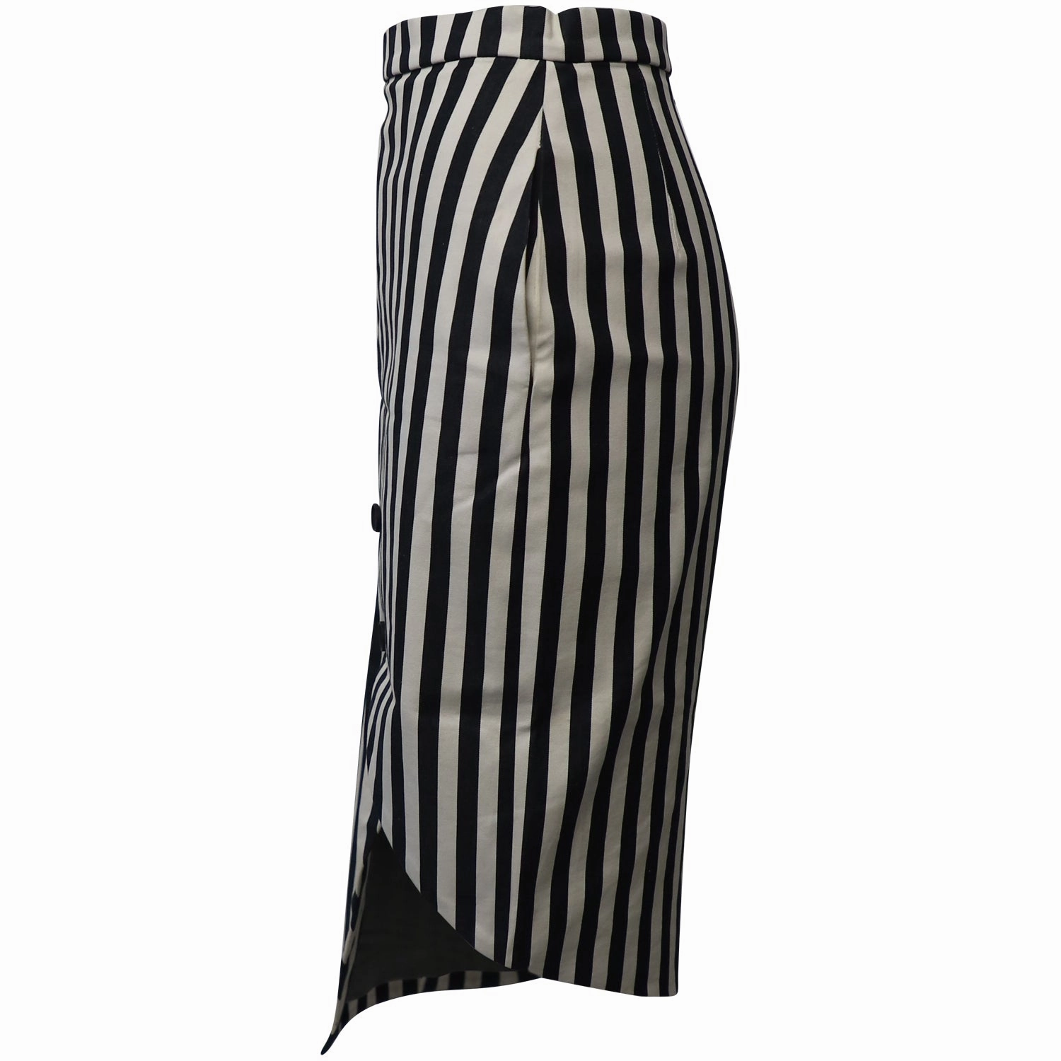 Altuzarra Paul Bert Striped Asymmetric Skirt in Multicolor Cotton
