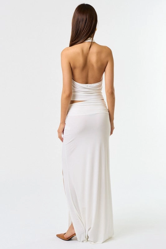 Aluna Starfish Cowl Neck Halter Top