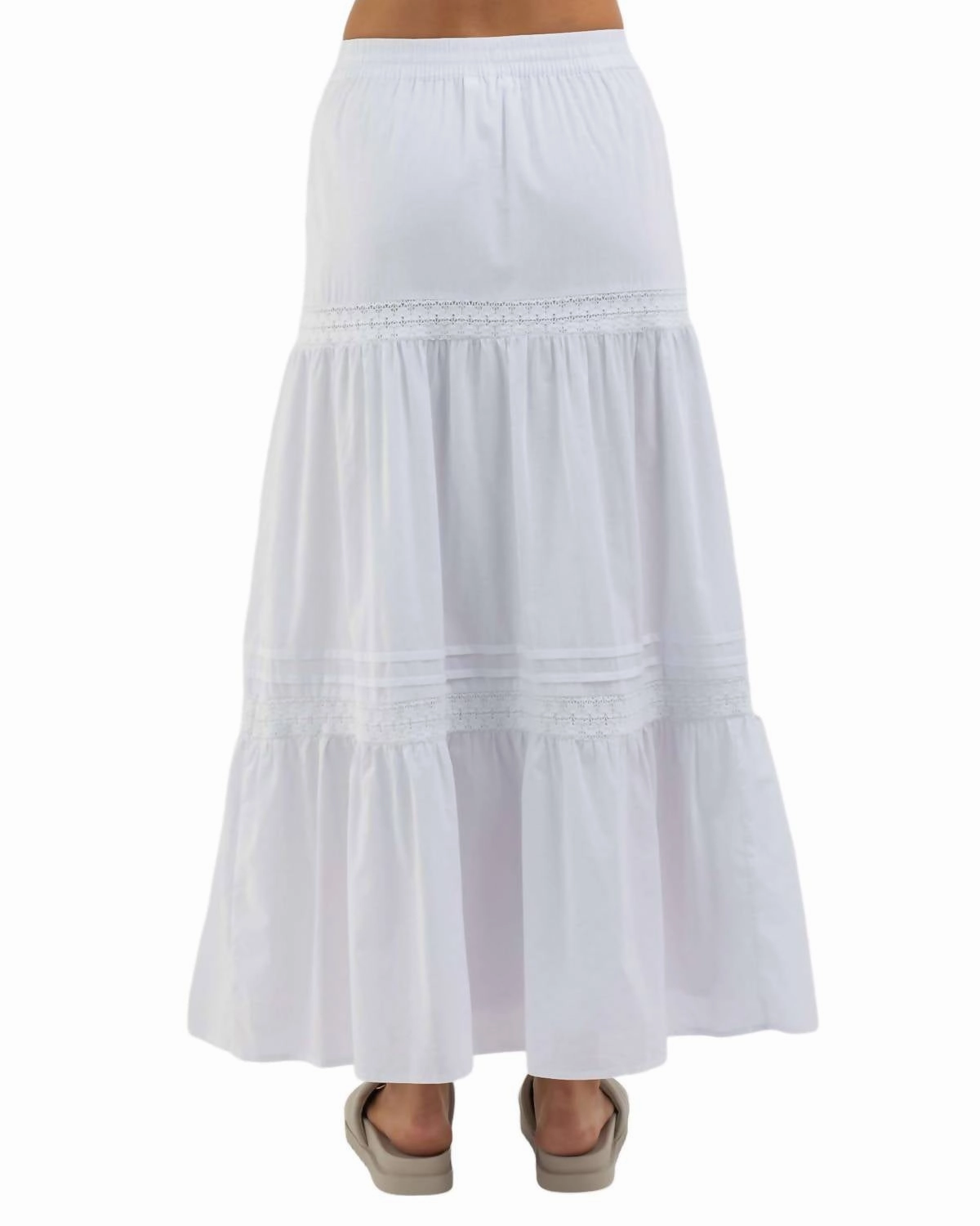 Amelia Maxi Skirt In White