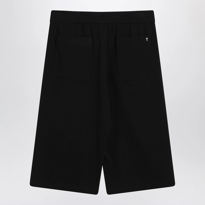 Ami Paris Men's Bermuda Wide In Cotton