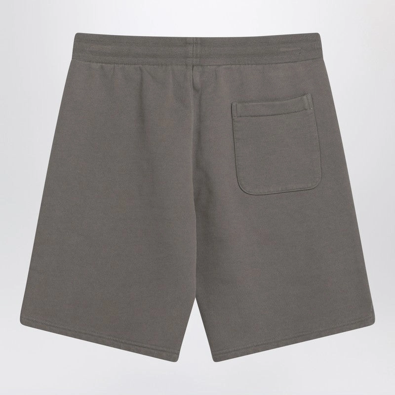 Ami Paris Men's Smoke Ami De Coeur Shorts
