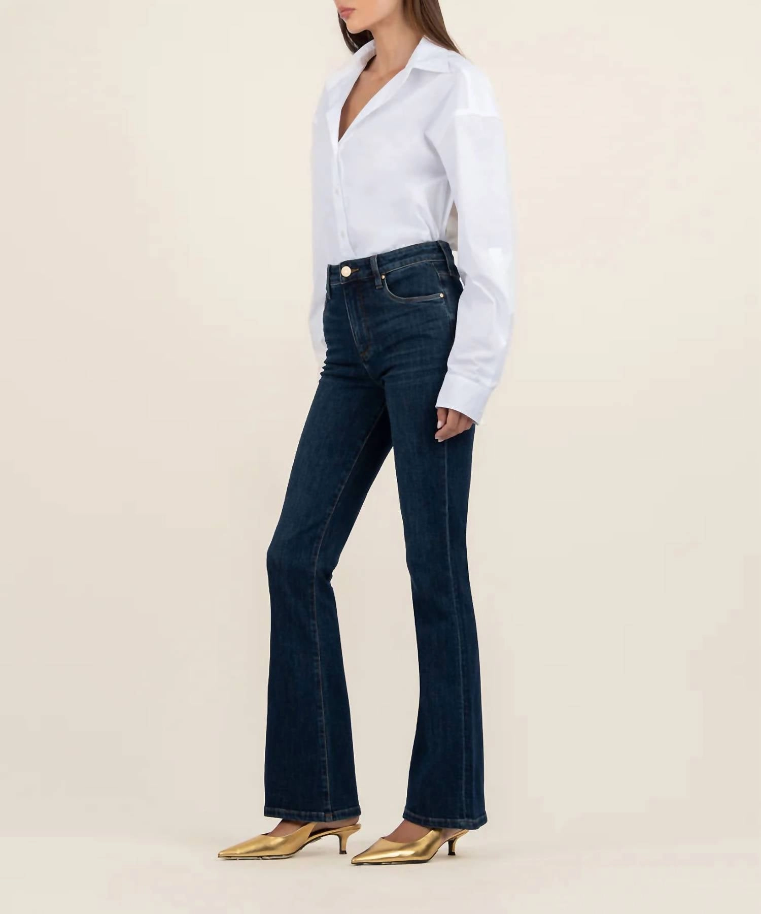 Ana Flare Jeans In Neutral Wash