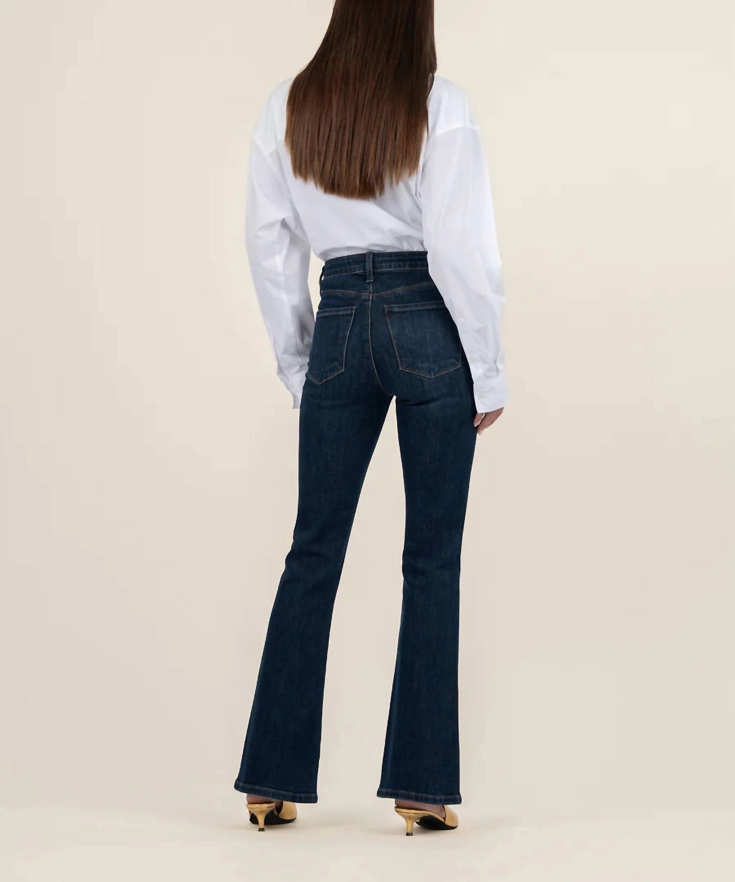 Ana Flare Jeans In Neutral Wash