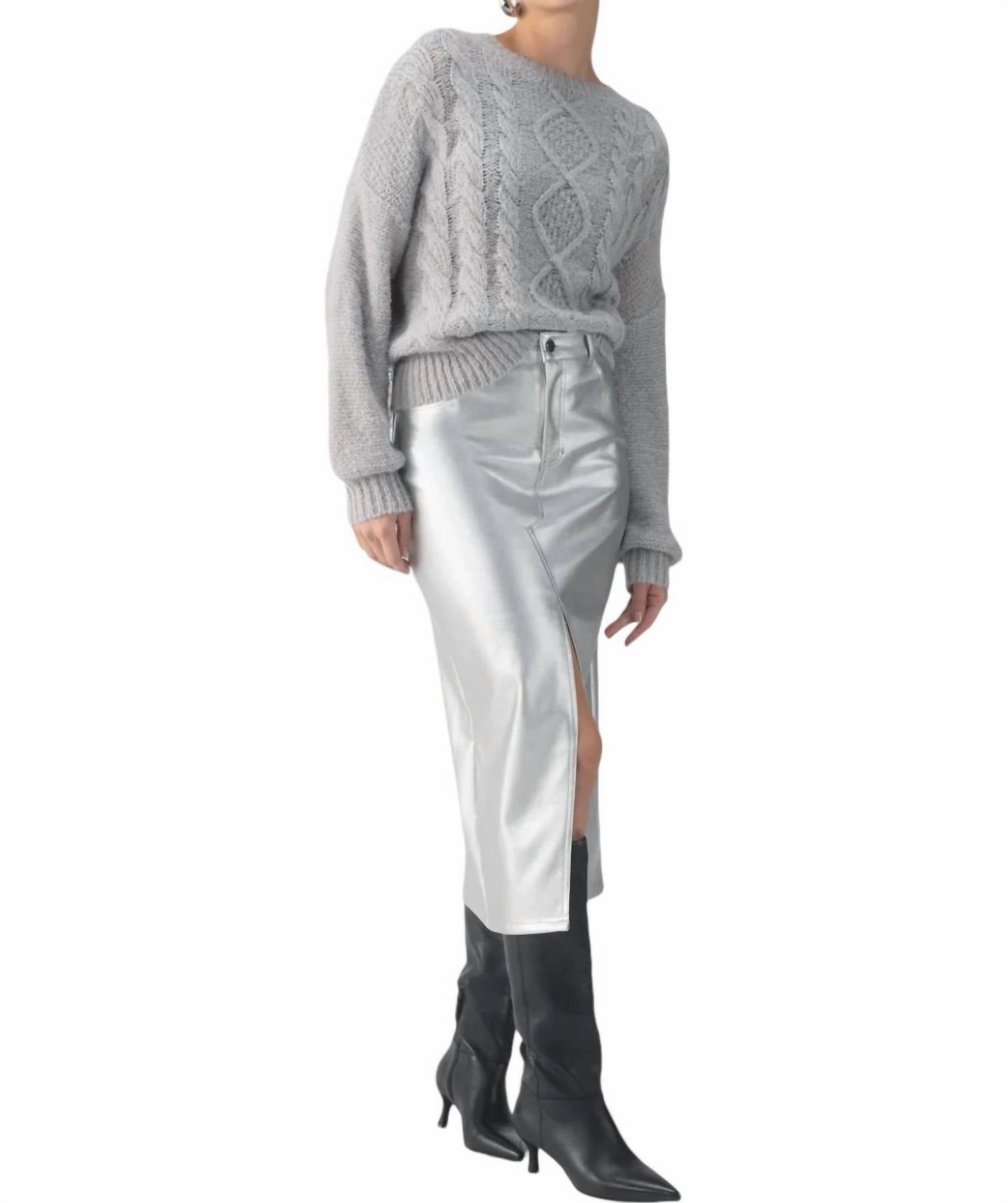Analisse Skirt In Silver