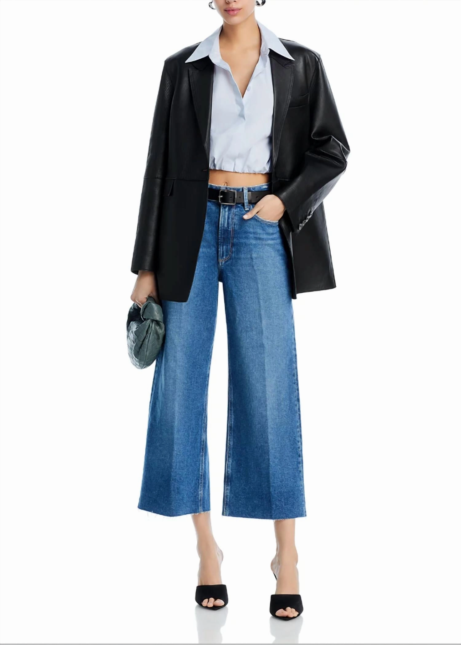Anessa Wide Leg Jeans In Le Club