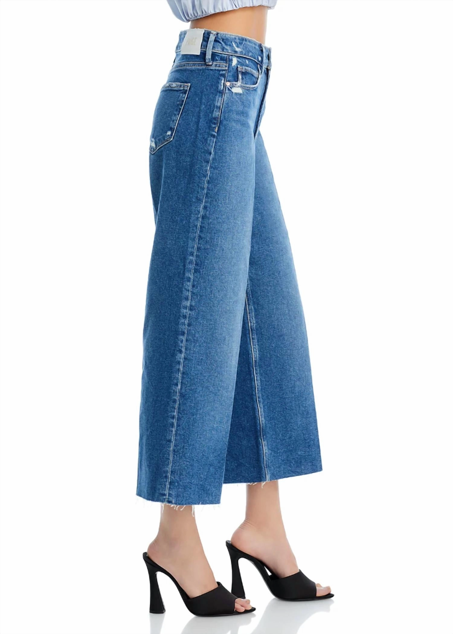 Anessa Wide Leg Jeans In Le Club