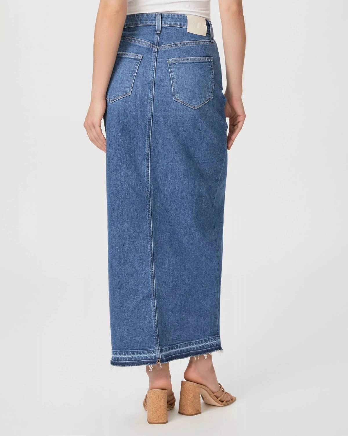 Angela Maxi Skirt With Let Down Hem In Evolution