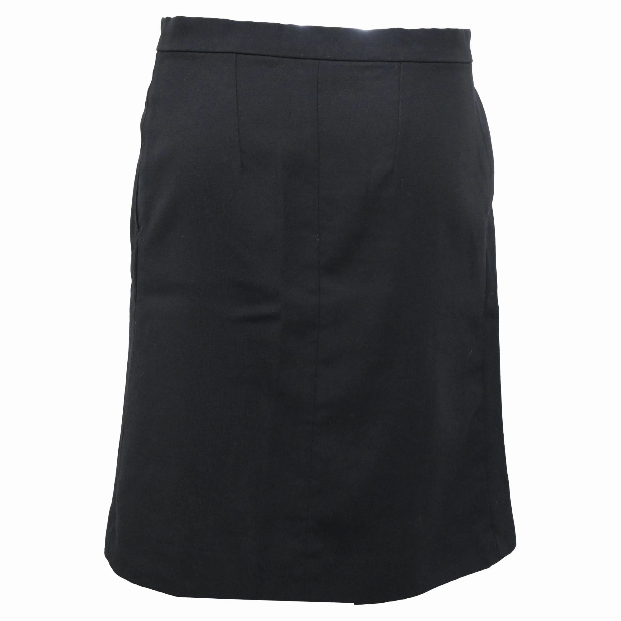 Ann Demeulemeester High-Rise Mini Skirt in Black Wool