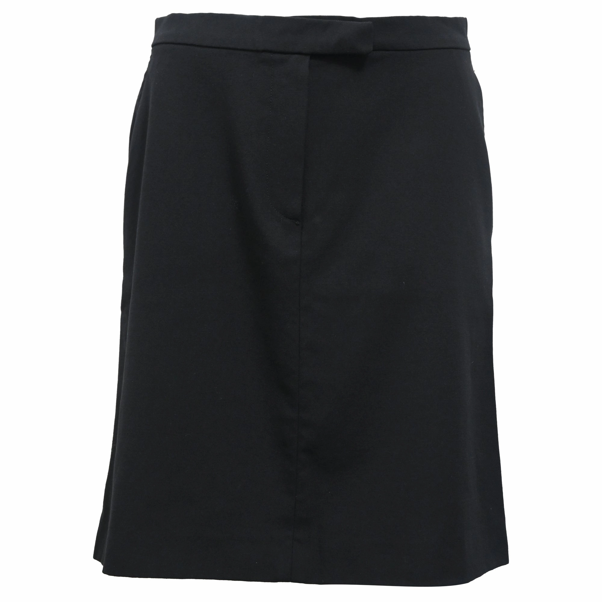 Ann Demeulemeester High-Rise Mini Skirt in Black Wool
