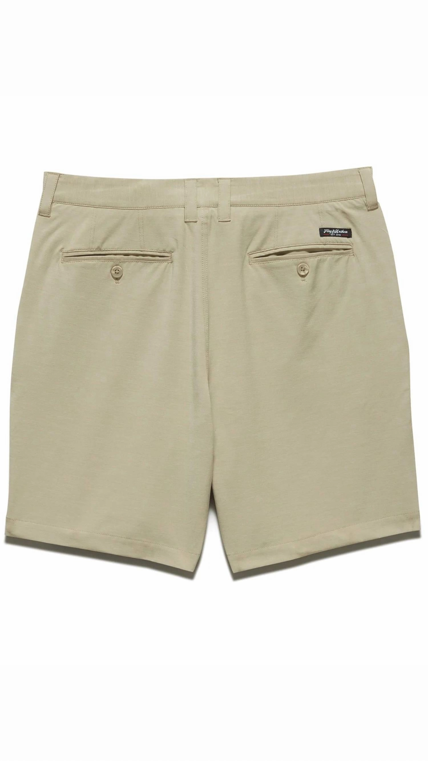 Any-Wear Hybrid 8" Short In Khaki