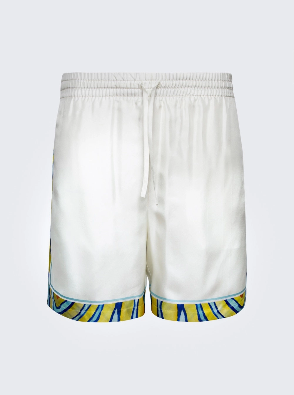 Aquatique Silk Drawstring Shorts