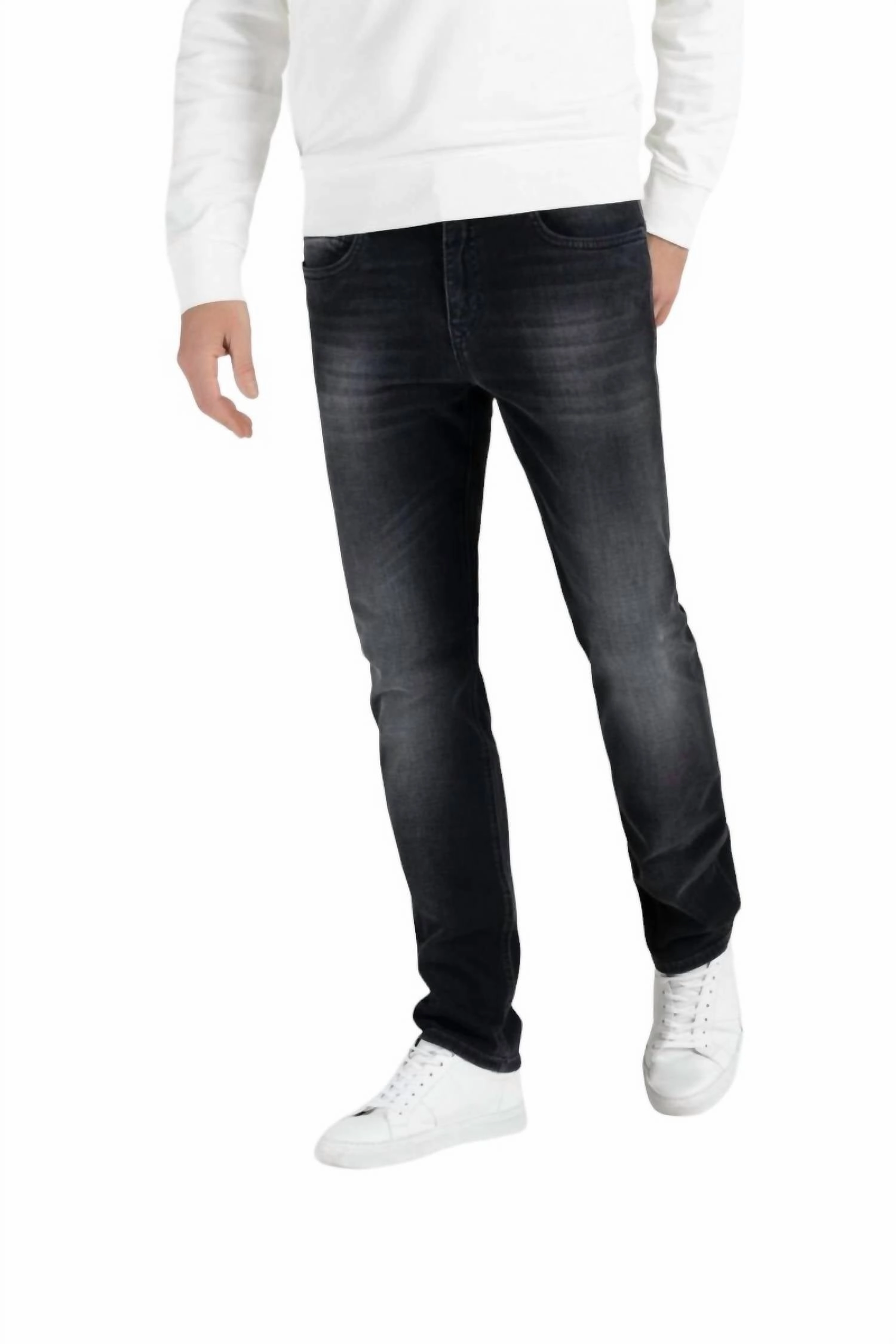 Arne Left Hand Jeans In Black Black