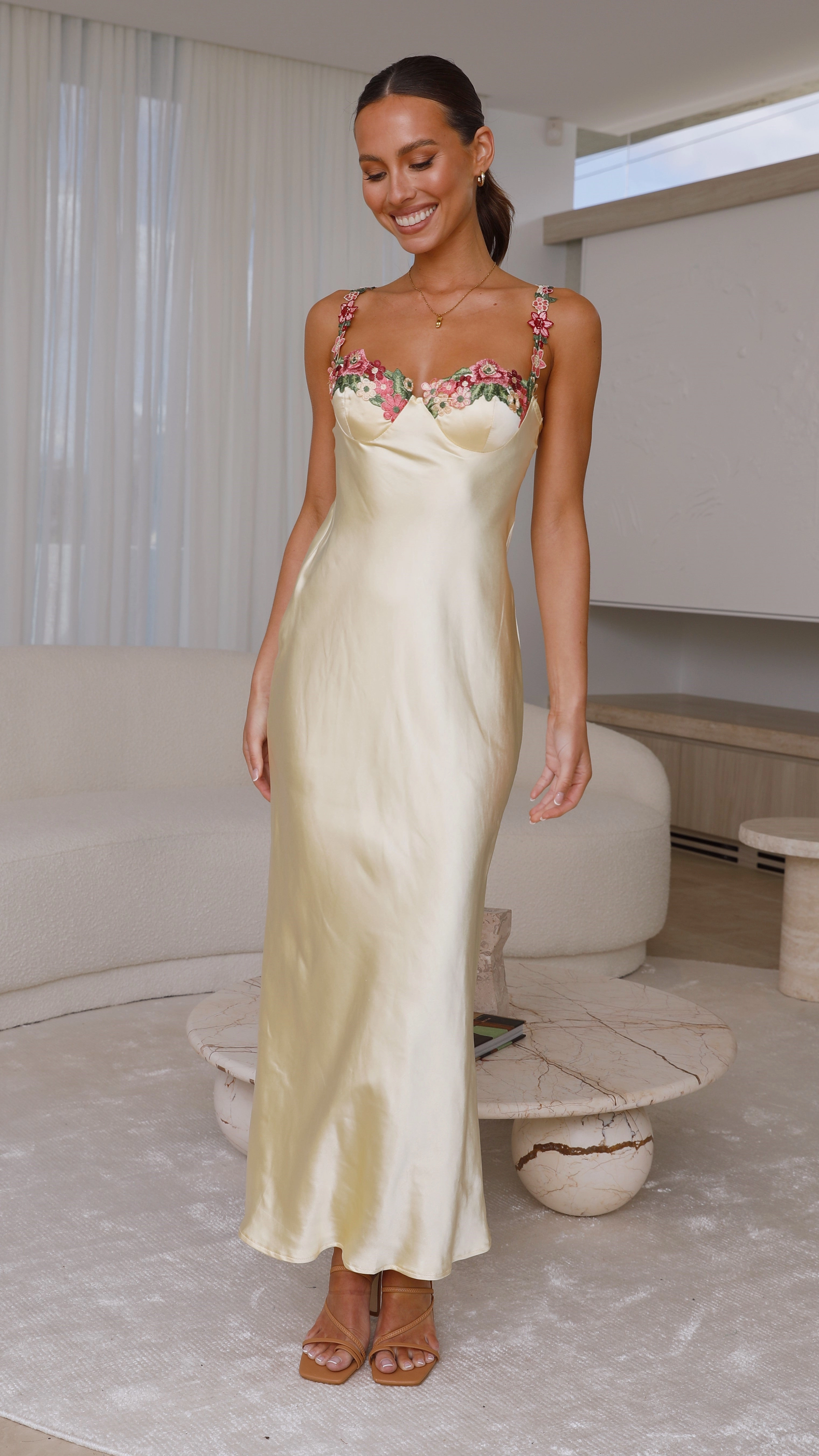 Aurora Maxi Dress - Yellow