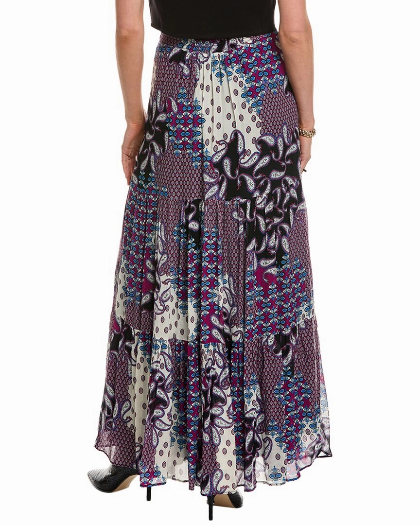 ba&sh Silk-Blend Maxi Skirt