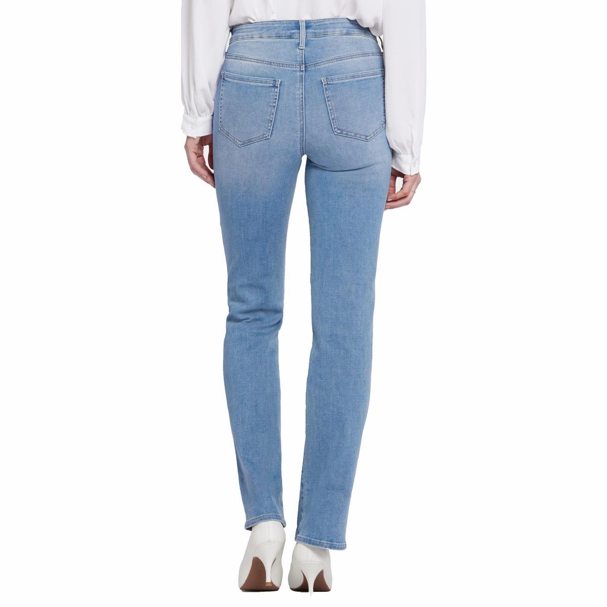 Bailey Womens Denim Mid-Rise Straight Leg Jeans