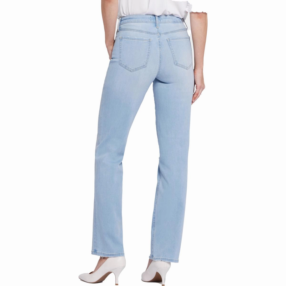 Bailey Womens Relaxed Denim Straight Leg Jeans