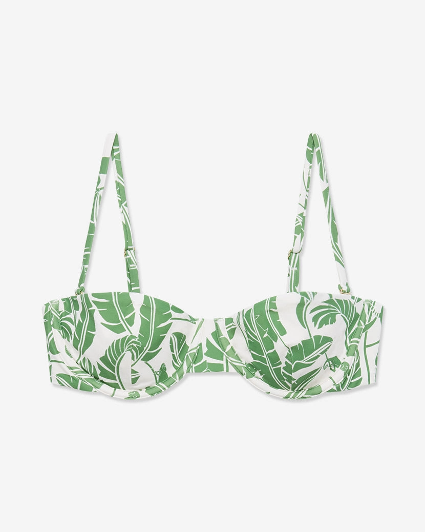 Balconette Animal Tree Bikini Top