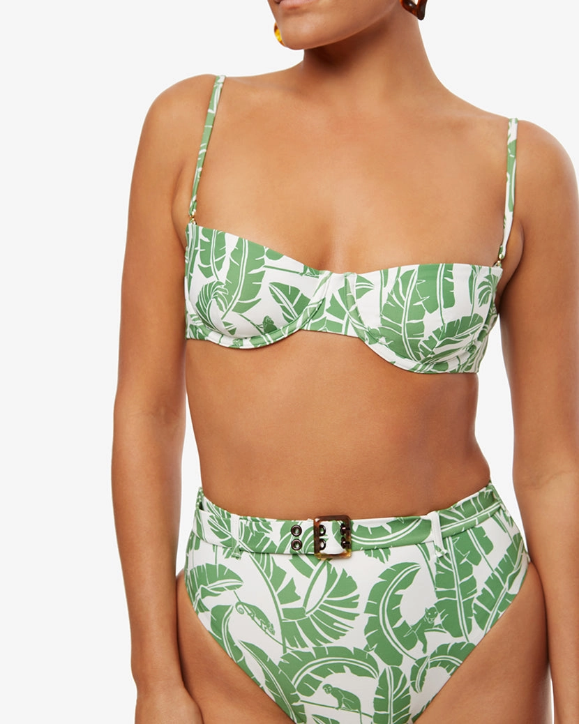 Balconette Animal Tree Bikini Top